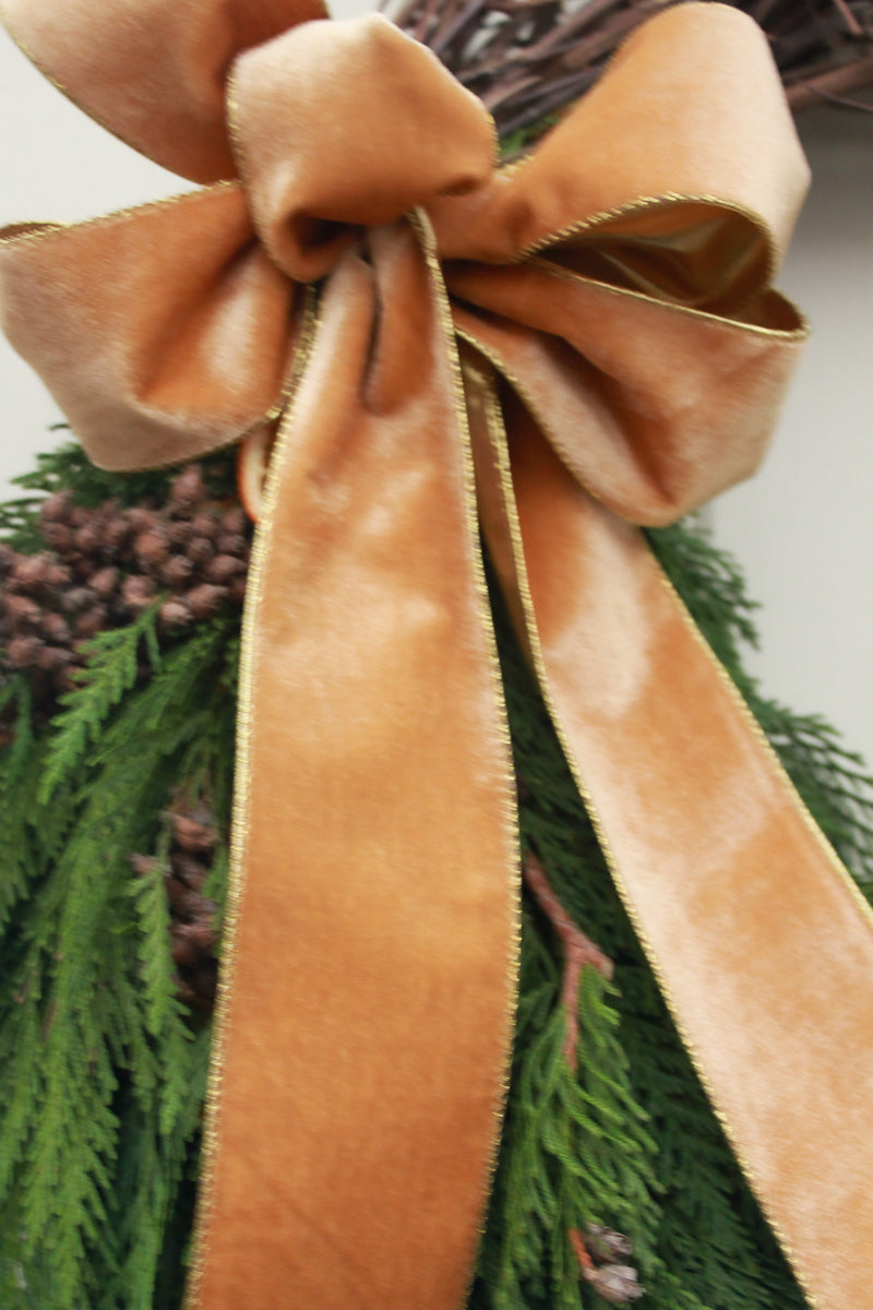 Cedar & Citrus Grapevine Wreath