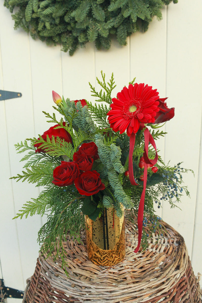 Modern Mercury Gold Arrangement