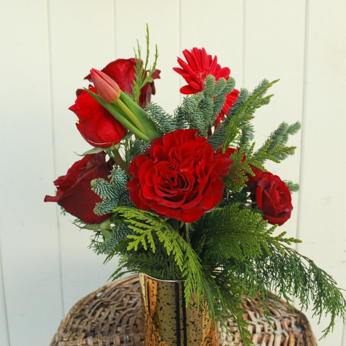 Modern Mercury Gold Arrangement