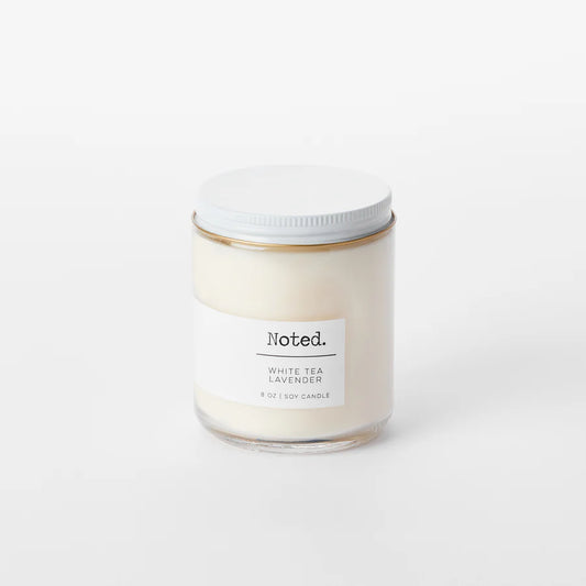 Noted White Tea Lavender 8oz Candle